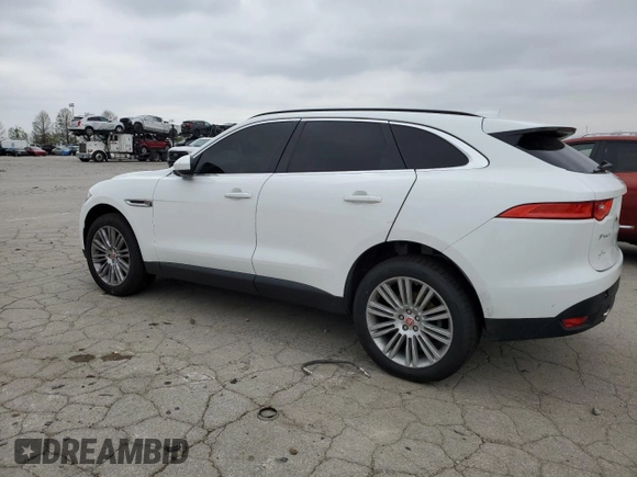 2019 Jaguar F-Pace 25t Premium with VIN SADCJ2GX2KA367489, listed as a Copart auction lot 51836315 with 124,524 mi miles and Salvage title. Bid and sale history available at DreamBid. Image 2.