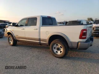 2020 Ram 2500 Laramie with VIN 3C6UR5FLXLG213731, listed as a Copart auction lot 78801954 with 92,547 mi miles and Salvage Title. Bid and sale history available at carsss.com. Image 2.
