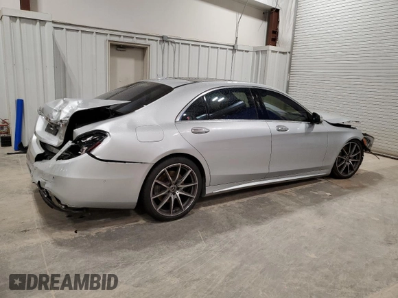 2020 Mercedes-Benz S S 560 with VIN WDDUG8GB8LA515559, listed as a Copart auction lot 81777104 with Not Provided miles and Salvage Title. Bid and sale history available at carsss.com. Image 3.