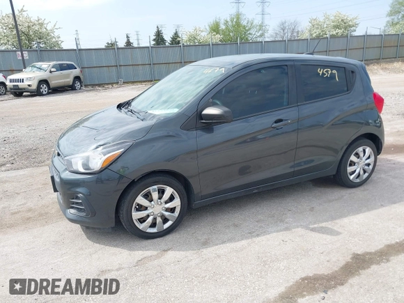 2017 Chevrolet Spark LS with VIN KL8CB6SA1HC819764, listed as a IAAI auction lot 42144579 with 123,023 mi miles. Bid and sale history available at carsss.com. Image 2.
