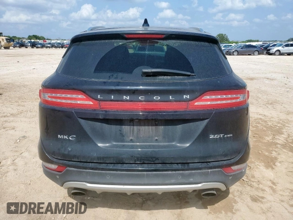 2017 Lincoln MKC Reserve with VIN 5LMCJ3D94HUL52306, listed as a Copart auction lot 61105825 with 131,161 mi miles and Salvage title. Bid and sale history available at DreamBid. Image 6.