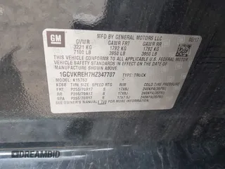 2017 Chevrolet Silverado 1500 LT with VIN 1GCVKREH7HZ347707, listed as a IAAI auction lot 41928961 with 58,800 mi miles and . Bid and sale history available at DreamBid. Image 9.
