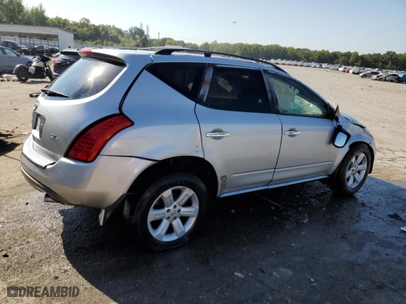 2007 Nissan Murano SL with VIN JN8AZ08TX7W513664, listed as a Copart auction lot 71996994 with 116,990 mi miles and Salvage Title. Bid and sale history available at carsss.com. Image 3.