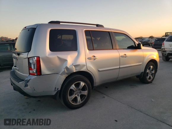 2013 Honda Pilot EX-L with VIN 5FNYF3H5XDB005619, listed as a Copart auction lot 86351994 with 117,864 mi miles and Salvage Title. Bid and sale history available at DreamBid. Image 3.