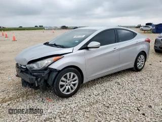 2013 Hyundai Elantra GLS z VIN KMHDH4AE0DU005706, wystawiony jako Copart lot #58937265 z przebiegiem 168 395 mil mil oraz Szkoda całkowita • Salvage title. Historia ofert i sprzedaży dostępna na DreamBid. Obrazek 1.