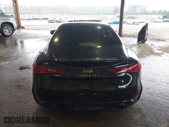 2018 Infiniti Q60 Luxe with VIN JN1EV7ELXJM393036, listed as a IAAI auction lot 41951210 with Not provided miles and . Bid and sale history available at DreamBid. Image 16.