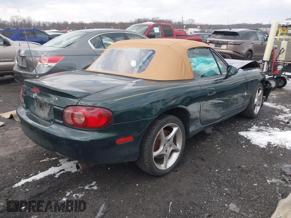 2001 Mazda MX-5 Miata z VIN JM1NB353510216609, wystawiony jako IAAI lot #41298866 z przebiegiem 183 388 mil mil oraz . Historia ofert i sprzedaży dostępna na DreamBid. Obrazek 4.