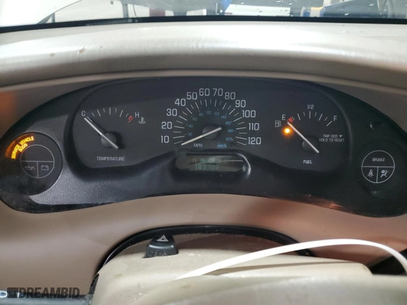 2003 Buick Century Custom with VIN 2G4WS52J231230943, listed as a Copart auction lot 50578175 with 183,102 mi miles and Salvage Title. Bid and sale history available at carsss.com. Image 9.