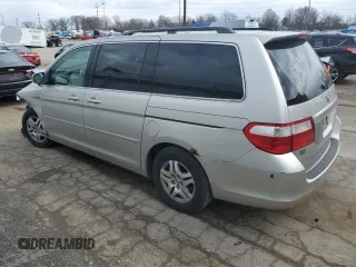 2005 Honda Odyssey EX with VIN 5FNRL38405B047948, listed as a Copart auction lot 50130755 with 0 mi miles and Salvage Title. Bid and sale history available at carsss.com. Image 2.