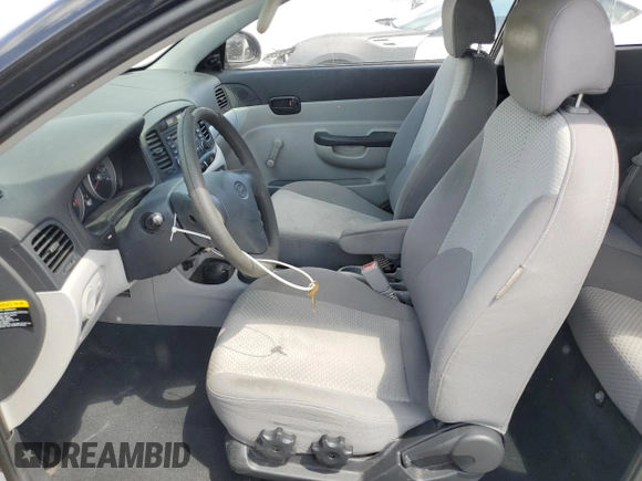2008 Hyundai Accent GS with VIN KMHCM36C58U069979, listed as a Copart auction lot 50611095 with 101,574 mi miles and Clean Title. Bid and sale history available at carsss.com. Image 9.