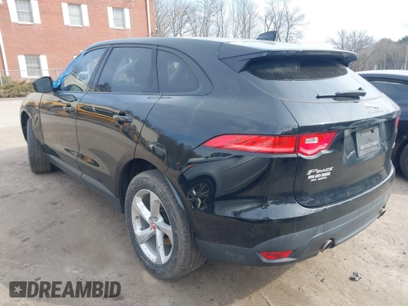 2018 Jaguar F-Pace 30t Premium with VIN SADCJ2GX9JA237496, listed as a IAAI auction lot 41672620 with 80,061 mi miles and . Bid and sale history available at DreamBid. Image 3.