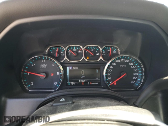 2016 Chevrolet Silverado 1500 LT with VIN 1GCRCREC5GZ363969, listed as a Copart auction lot 51589015 with 63,899 mi miles and Salvage Title. Bid and sale history available at DreamBid. Image 9.