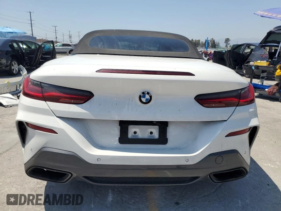 2019 BMW 8 Series M850i xDrive z VIN WBAFY4C54KBX39166, wystawiony jako Copart lot #58597925 z przebiegiem 38 192 mil mil oraz Szkoda całkowita • Salvage title. Historia ofert i sprzedaży dostępna na DreamBid. Obrazek 6.