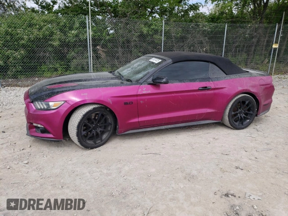 2015 Ford Mustang GT Premium с VIN 1FATP8FF9F5383926, выставлен на аукционе Copart как лот 55837425 с пробегом 95 252 миль миль и Списание • Salvage title. История ставок и продаж доступна на DreamBid. Изображение 1.