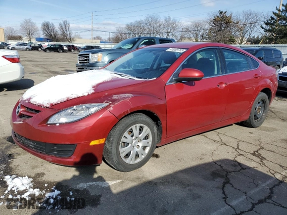 2009 Mazda 6 i Sport with VIN 1YVHP81A195M06688, listed as a Copart auction lot 45909765 with 122,000 mi miles and Salvage Title. Bid and sale history available at carsss.com. Image 1.