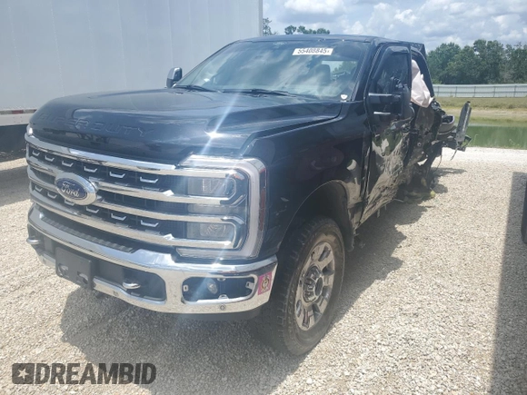 2024 Ford F-350 XL with VIN 1FT8W3BT4REC12989, listed as a Copart auction lot 55408845 with 30,982 mi miles and Salvage title. Bid and sale history available at DreamBid. Image 1.