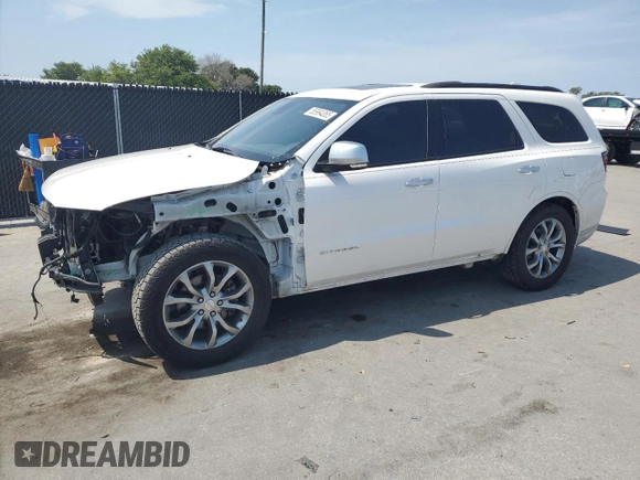 2017 Dodge Durango Citadel with VIN 1C4SDJET0HC824192, listed as a Copart auction lot 55994065 with 101,279 mi miles and Salvage title. Bid and sale history available at DreamBid. Image 1.