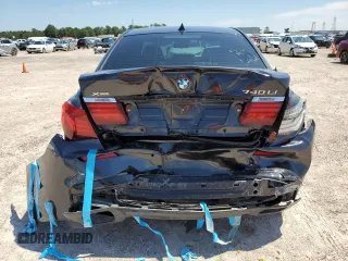 2015 BMW 7 Series 740Li xDrive with VIN WBAYF4C58FGS99363, listed as a Copart auction lot 69837154 with 115,101 mi miles and Salvage Title. Bid and sale history available at carsss.com. Image 6.