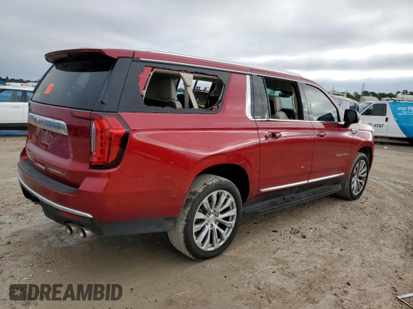 2024 GMC Yukon XL Denali with VIN 1GKS2JKL9RR253797, listed as a Copart auction lot 44556895 with 11,545 mi miles and Salvage Title. Bid and sale history available at carsss.com. Image 3.