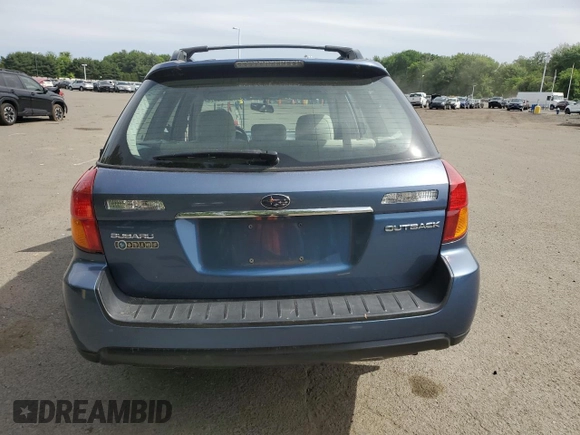 2007 Subaru Legacy Outback with VIN 4S4BP61C977341961, listed as a Copart auction lot 58493925 with 110,032 mi miles and Salvage title. Bid and sale history available at DreamBid. Image 6.