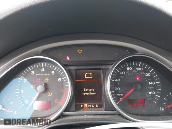2007 Audi Q7 with VIN WA1AV74LX7D041803, listed as a IAAI auction lot 42744430 with 191,131 mi miles and . Bid and sale history available at DreamBid. Image 7.