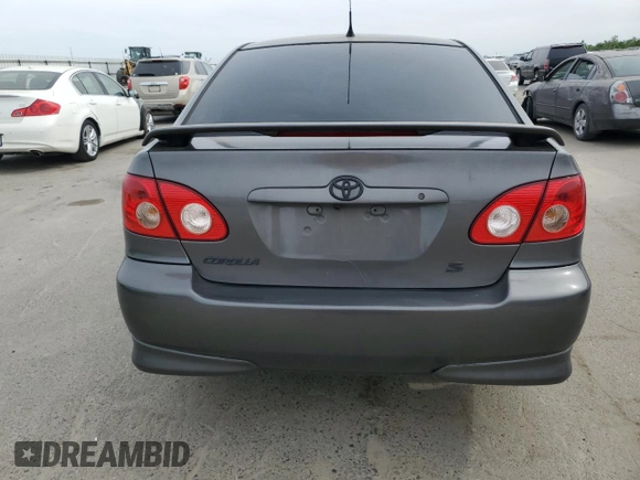 2007 Toyota Corolla CE with VIN 1NXBR32E67Z831073, listed as a Copart auction lot 54115235 with 253,281 mi miles and Salvage Title. Bid and sale history available at DreamBid. Image 6.