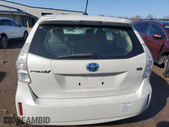 2012 Toyota Prius Two with VIN JTDZN3EU2C3018444, listed as a Copart auction lot 49253495 with 207,373 mi miles and Salvage Title. Bid and sale history available at DreamBid. Image 6.