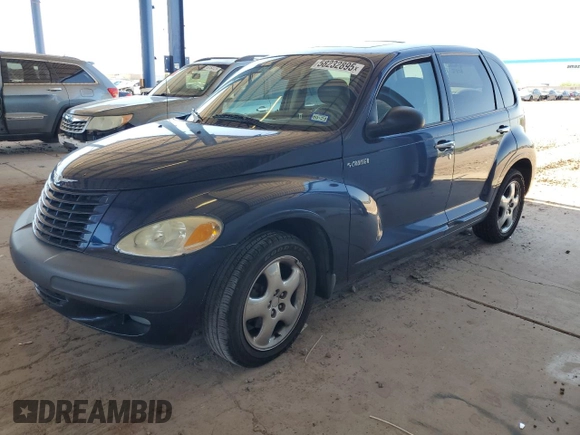 2001 Chrysler PT Cruiser with VIN 3C8FY4BB61T589728, listed as a Copart auction lot 58232895 with 65,646 mi miles and Clean title. Bid and sale history available at DreamBid. Image 1.