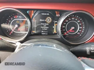 2018 Jeep Wrangler Unlimited Rubicon z VIN 1C4HJXFN3JW176213, wystawiony jako Copart lot #53963755 z przebiegiem 53 094 mil mil oraz Szkoda całkowita • Salvage title. Historia ofert i sprzedaży dostępna na DreamBid. Obrazek 9.