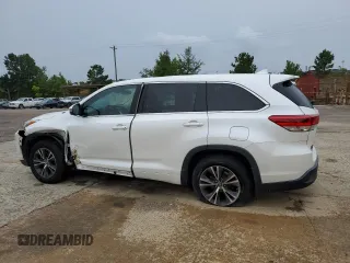 2017 Toyota Highlander LE with VIN 5TDBZRFH8HS371531, listed as a Copart auction lot 59560275 with 87,200 mi miles and Salvage title. Bid and sale history available at DreamBid. Image 2.