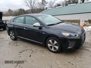 2019 Hyundai Ioniq Limited with VIN KMHC75LD4KU161835, listed as a Copart auction lot 47601425 with 68,105 mi miles and Salvage Title. Bid and sale history available at DreamBid. Image 4.