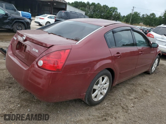 2006 Nissan Maxima SL with VIN 1N4BA41E66C860232, listed as a Copart auction lot 61061495 with 414,306 mi miles and Salvage title. Bid and sale history available at DreamBid. Image 3.