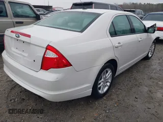 2011 Ford Fusion S with VIN 3FAHP0GAXBR337460, listed as a IAAI auction lot 41727079 with 247,696 mi miles. Bid and sale history available at carsss.com. Image 4.