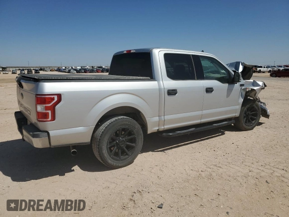 2019 Ford F-150 XL with VIN 1FTEW1CP4KKE94843, listed as a Copart auction lot 52362595 with 107,931 mi miles and Salvage title. Bid and sale history available at DreamBid. Image 3.