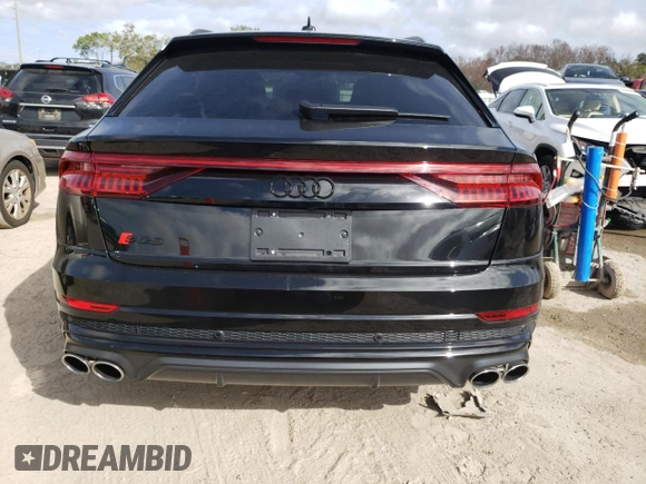 2022 Audi SQ8 Prestige z VIN WA1CWBF11ND019903, wystawiony jako Copart lot #39772444 z przebiegiem Nie podano mil oraz . Historia ofert i sprzedaży dostępna na DreamBid. Obrazek 6.