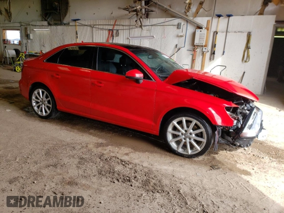 2015 Audi A3 2.0T Premium Plus with VIN WAUEFGFF6F1031665, listed as a Copart auction lot 48230383 with 78,531 mi miles. Bid and sale history available at carsss.com. Image 4.