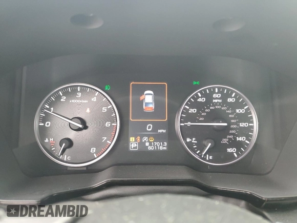 2022 Subaru Legacy Premium with VIN 4S3BWAD66N3013269, listed as a Copart auction lot 59304775 with 60,118 mi miles and Salvage title. Bid and sale history available at DreamBid. Image 9.