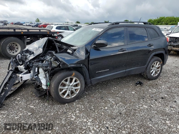 2016 Jeep Cherokee Sport z VIN 1C4PJMAB9GW175812, wystawiony jako Copart lot #58007925 z przebiegiem 118 315 mil mil oraz Szkoda całkowita • Salvage title. Historia ofert i sprzedaży dostępna na DreamBid. Obrazek 1.