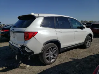 2022 Honda Passport EX-L z VIN 5FNYF7H57NB006039, wystawiony jako Copart lot #48367855 z przebiegiem 43 587 mil mil oraz Szkoda całkowita • Salvage title. Historia ofert i sprzedaży dostępna na DreamBid. Obrazek 3.