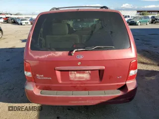 2005 Kia Sedona LX with VIN KNDUP132156669009, listed as a Copart auction lot 76936094 with 124,989 mi miles and Salvage Title. Bid and sale history available at carsss.com. Image 6.