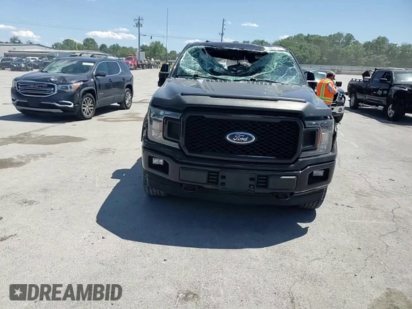 2018 Ford F-150 XL with VIN 1FTFW1E58JFB99171, listed as a Copart auction lot 58036525 with 125,390 mi miles and Salvage title. Bid and sale history available at DreamBid. Image 13.