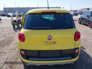 2014 FIAT 500L Trekking with VIN ZFBCFADH3EZ013347, listed as a IAAI auction lot 41551204 with 96,679 mi miles and . Bid and sale history available at DreamBid. Image 16.