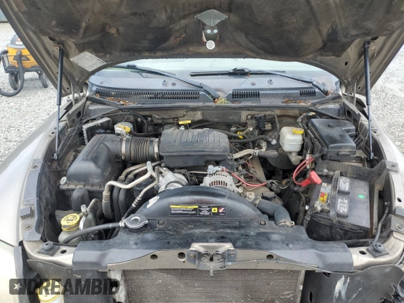 2006 Dodge Dakota SLT with VIN 1D7HE48N66S641149, listed as a Copart auction lot 58823615 with 169,002 mi miles and Salvage title. Bid and sale history available at DreamBid. Image 11.