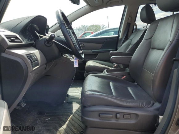 2014 Honda Odyssey EX-L with VIN 5FNRL5H6XEB066620, listed as a Copart auction lot 50986735 with 134,040 mi miles and Salvage Title. Bid and sale history available at carsss.com. Image 7.