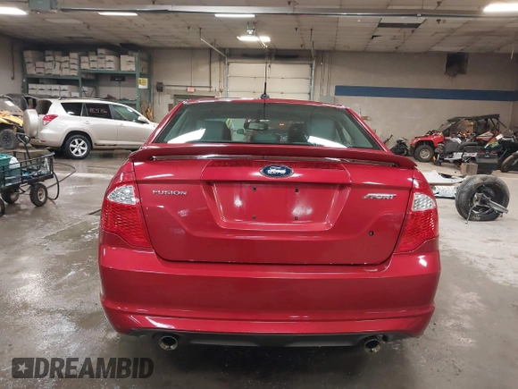 2011 Ford Fusion SPORT with VIN 3FAHP0KC9BR254465, listed as a IAAI auction lot 41837409 with 154,945 mi miles. Bid and sale history available at carsss.com. Image 16.