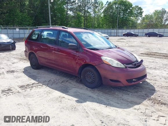 2009 Toyota Sienna CE with VIN 5TDZK23C19S238209, listed as a IAAI auction lot 42203222 with 264,655 mi miles and . Bid and sale history available at DreamBid. Image 1.