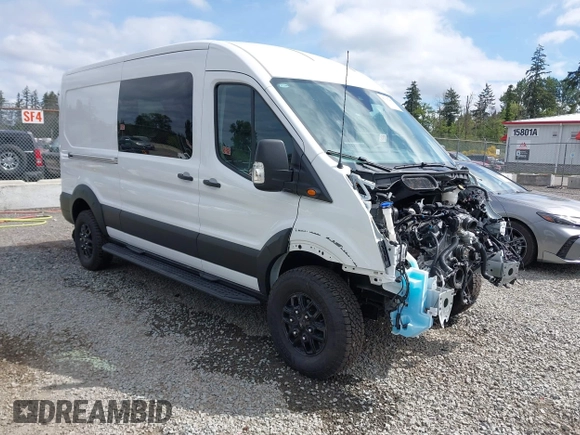 2023 Ford Transit с VIN 1FTBW2CG4PKB63843, выставлен на аукционе IAAI как лот 42315995 с пробегом 531 миль миль и . История ставок и продаж доступна на DreamBid. Изображение 1.