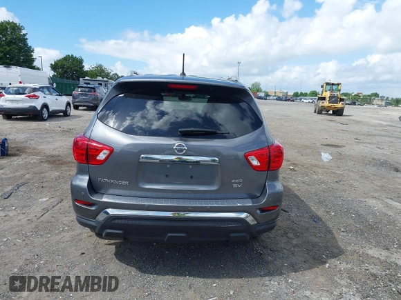 2018 Nissan Pathfinder SV with VIN 5N1DR2MM0JC655013, listed as a IAAI auction lot 42663098 with 64,778 mi miles and . Bid and sale history available at DreamBid. Image 17.