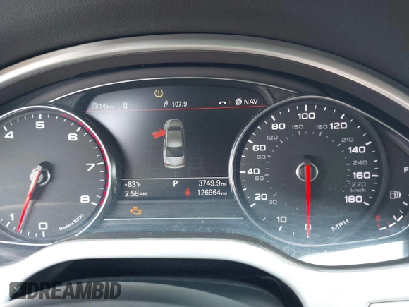 2013 Audi A8 4.0L with VIN WAUA2AFD5DN021950, listed as a IAAI auction lot 42472512 with 126,964 mi miles and . Bid and sale history available at DreamBid. Image 7.