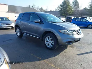 2013 Nissan Murano SV with VIN JN8AZ1MW7DW305484, listed as a IAAI auction lot 41884331 with 130,380 mi miles. Bid and sale history available at carsss.com. Image 1.